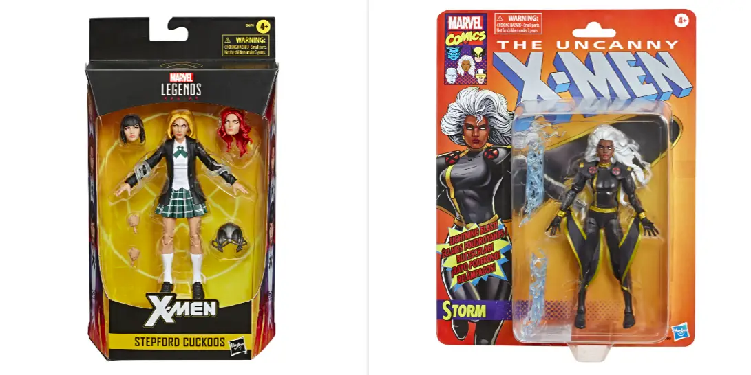 Hasbro reveals black costume Storm and Stepford Cuckoos for Marvel Legends