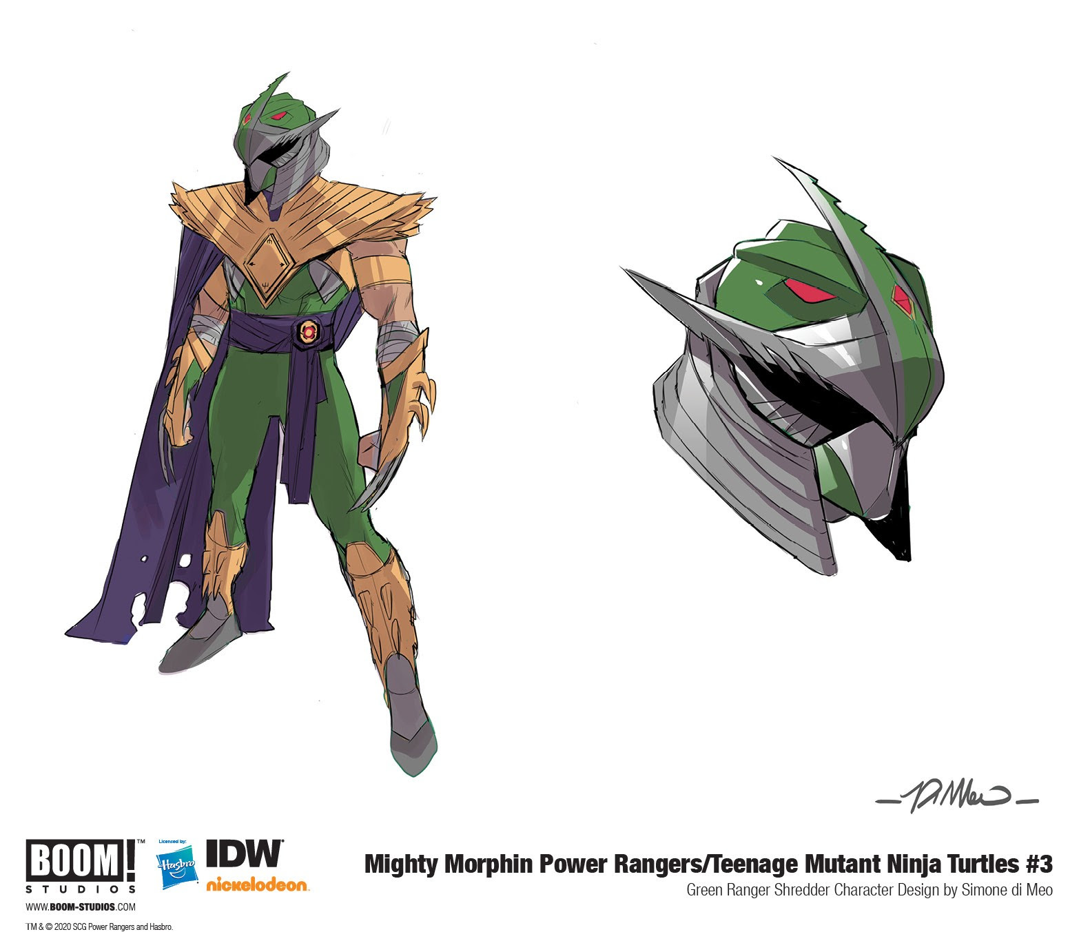 Say hello to the Green Ranger Shredder: the Power Rangers/Ninja Turtles supervillain you didn't know you needed