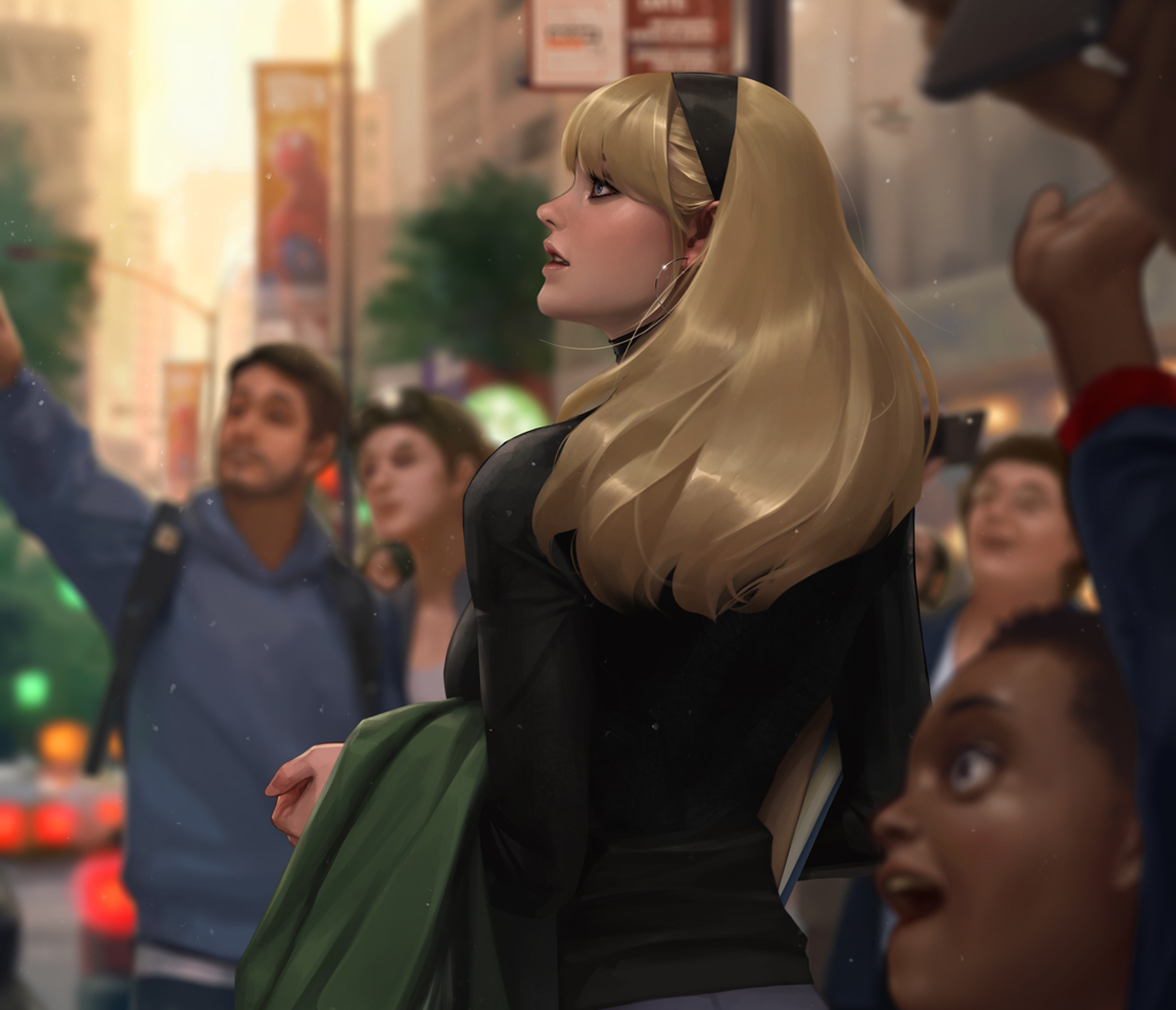 EXCLUSIVE Marvel First Look: Gwen Stacy #1 variant cover by Jeehyung Lee