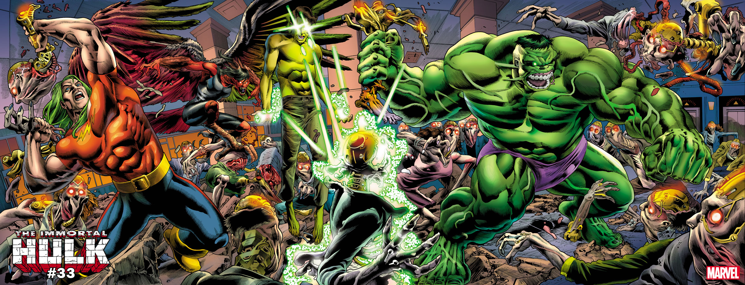 Marvel reveals Hulk vs. Xemnu in Steve Skroce's 'Immortal Hulk' #750 cover