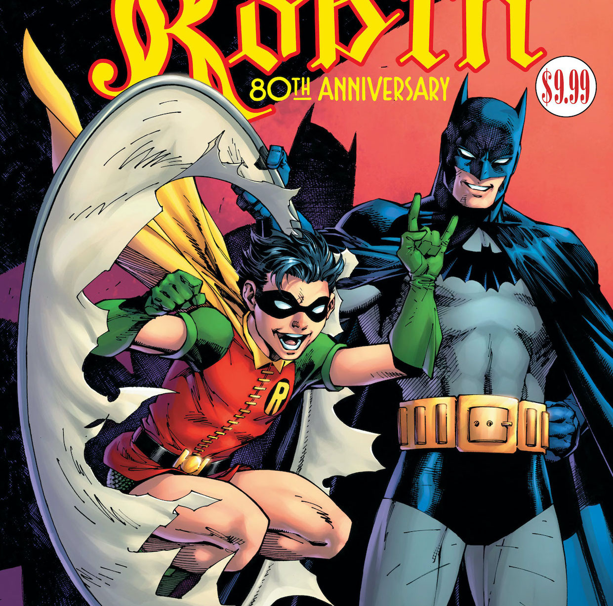 Throw up the horns for these decade spanning 'Robin 80th Anniversary' variant covers
