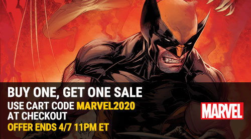 Marvel Comics offers buy one get one free digital comics sale through April 7th