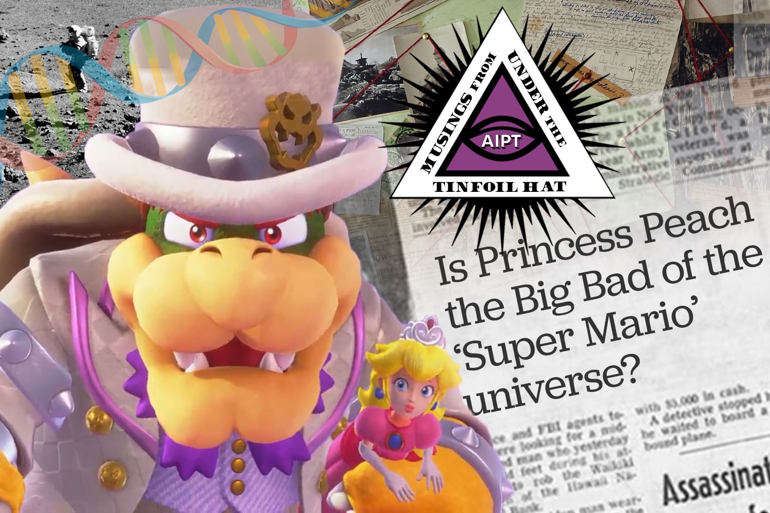 Is Princess Peach secretly the big bad of the 'Super Mario' universe?