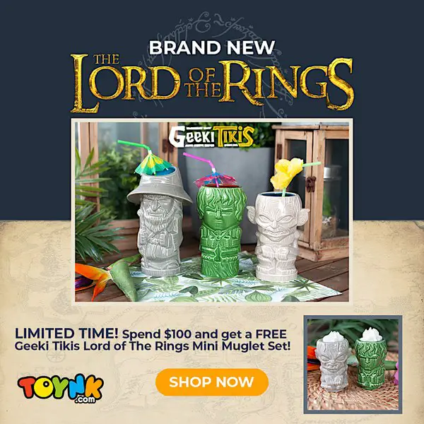 One Tiki to rule them all: Toynk announces Lord of the Rings Geeki Tikis!