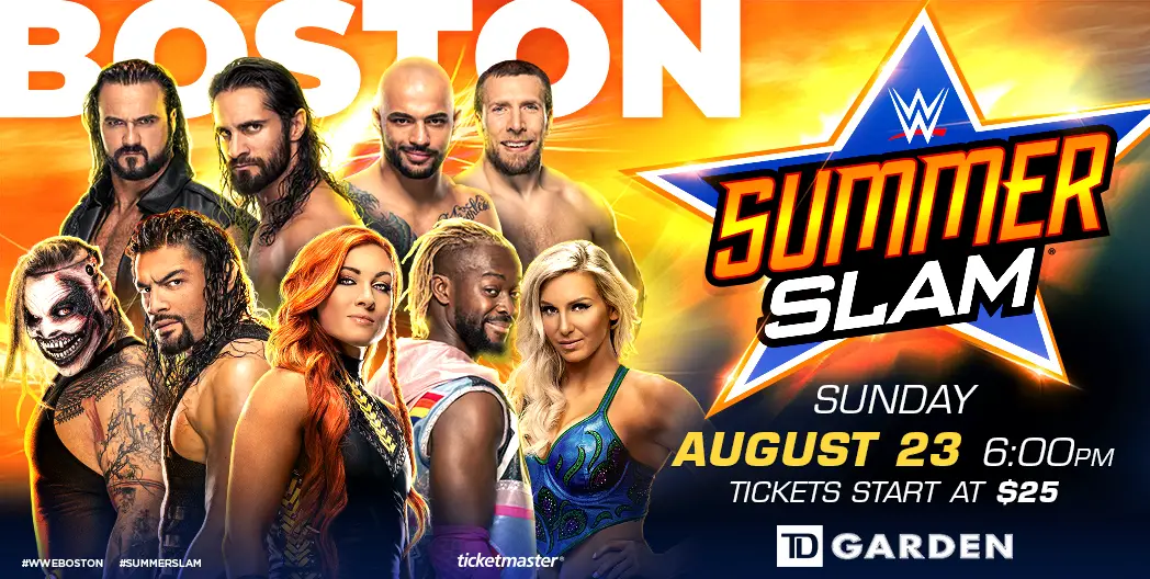 WWE SummerSlam 2020 Boston poster