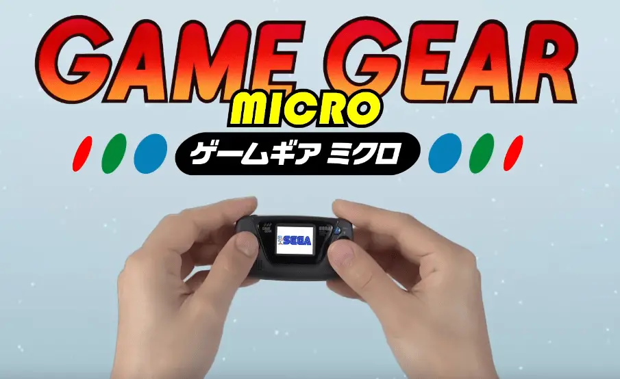 Sega announces Game Gear Micro, palm-sized console