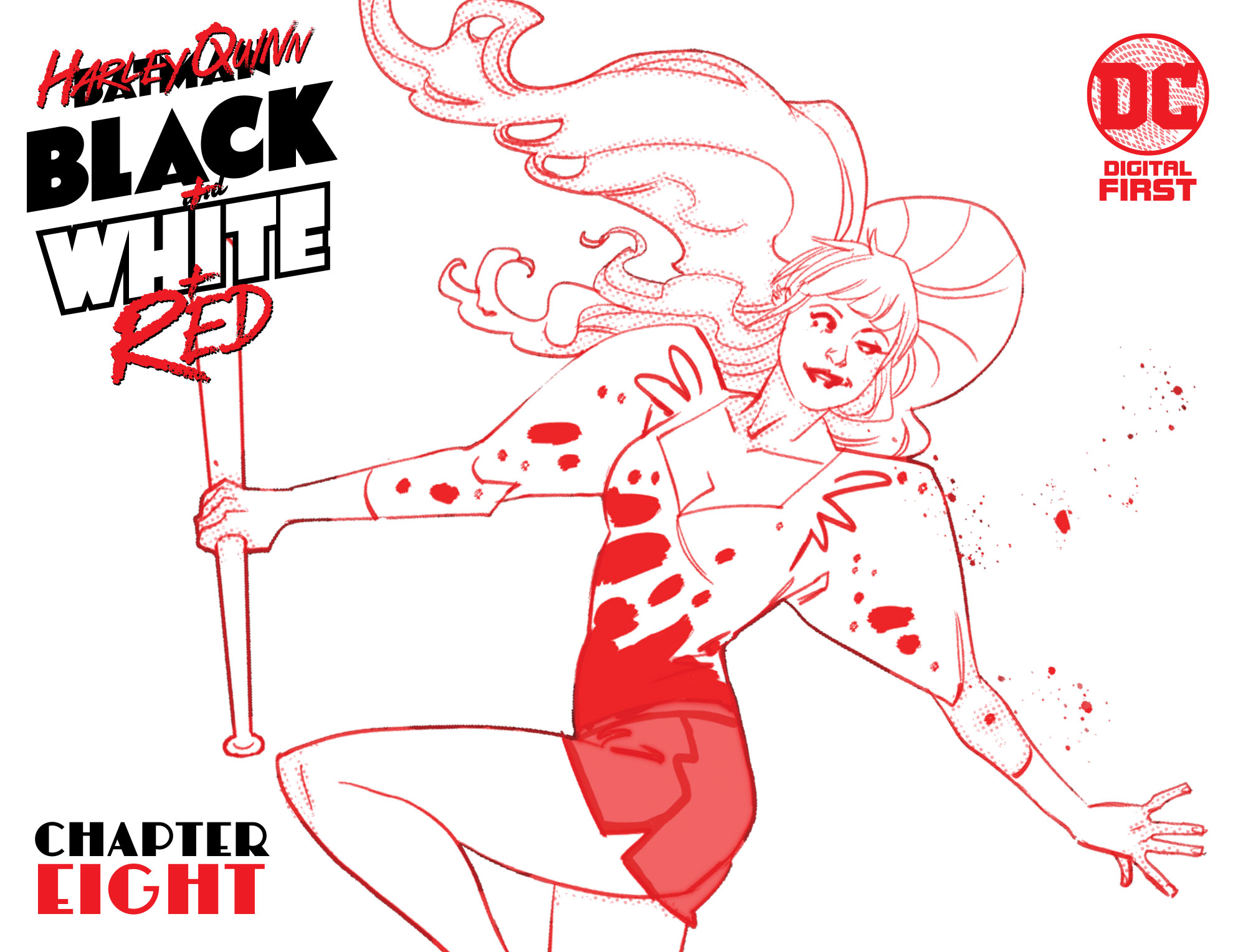 'Harley Quinn: Black + White + Red' #8 review