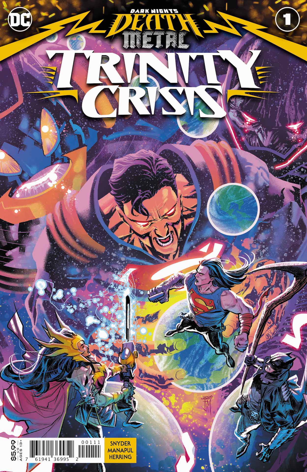 DC Preview: Dark Nights: Death Metal Trinity Crisis #1