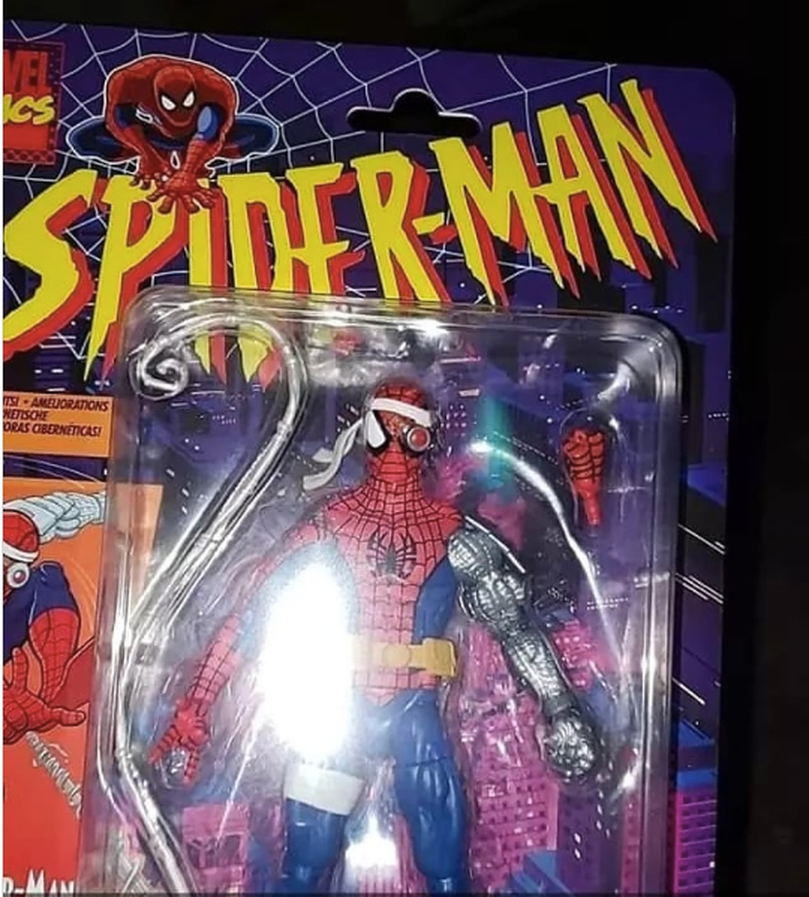 Marvel Legends Retro Spider-Man Cyborg Spider-Man NEW