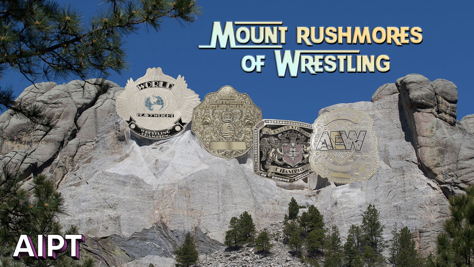 Mt. Rushmores of Wrestling: World Title belt designs