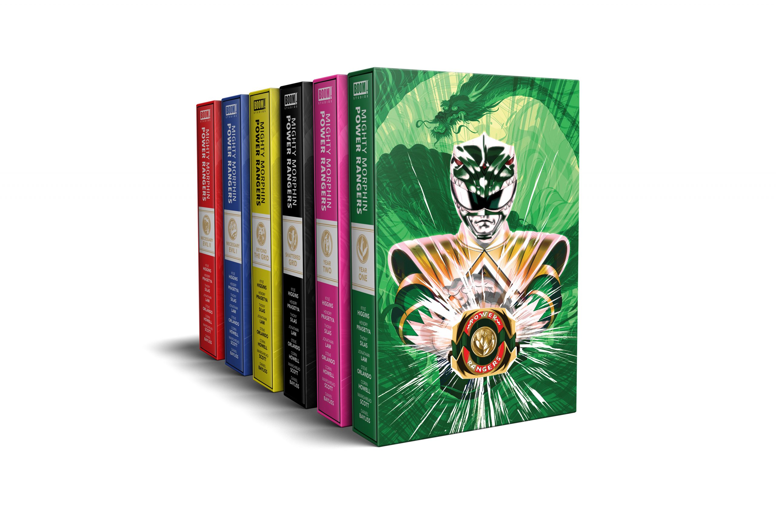 BOOM! Studios Kickstarting 6 'Mighty Morphin Power Rangers' deluxe hardcover set