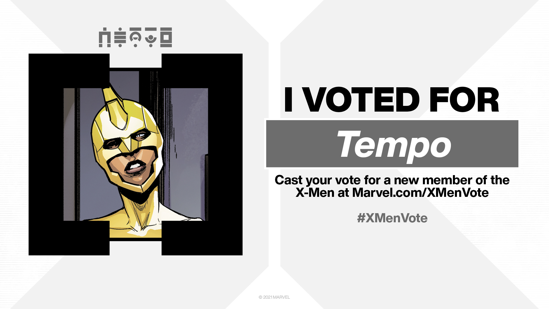 Who did you vote for in the X-Men Election? Grab your shareable character card here!