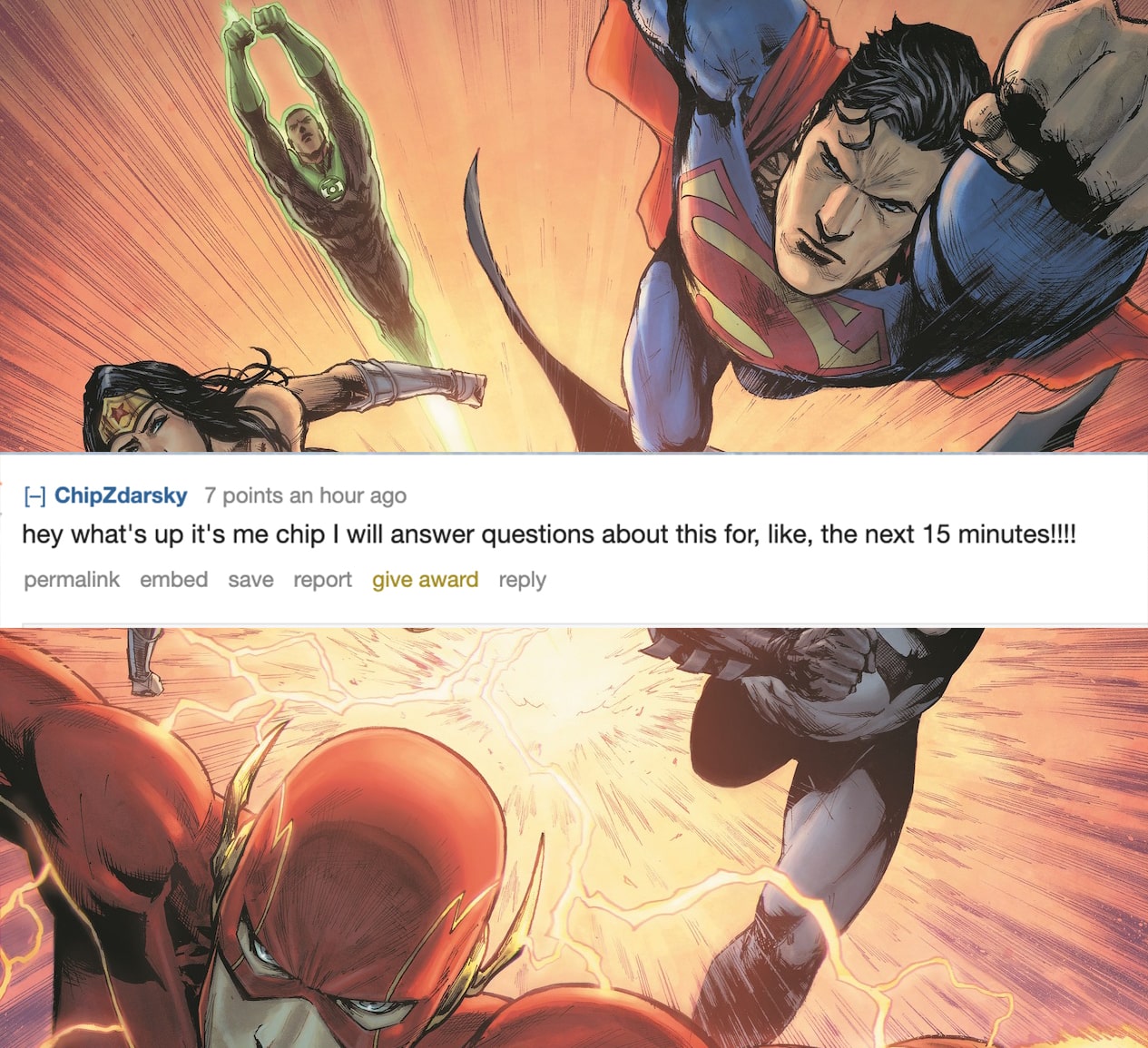 Chip Zdarsky has entered the chat: Answering 'Justice League' questions