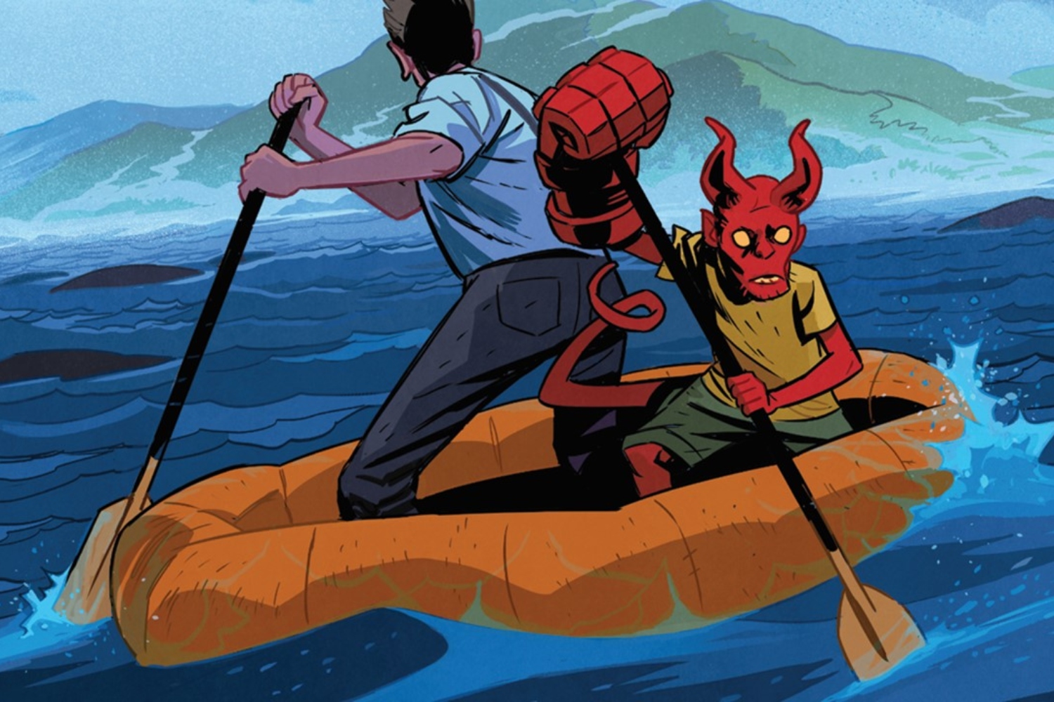 'Young Hellboy' writer Tom Sniegoski on vampire queens, dinosaurs, and ape gods