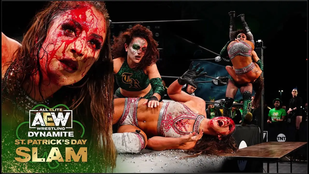 Britt Baker and Thunder Rosa went to war on AEW Dynamite