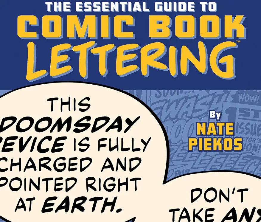 Image Comics sets October 20 for 'The Essential Guide to Comic Book Lettering'
