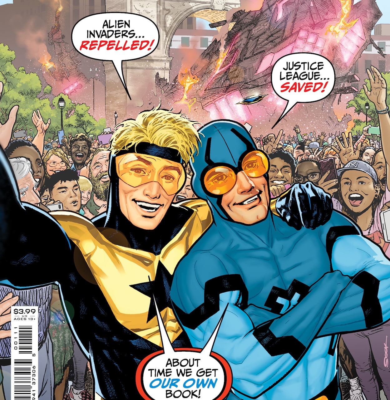 DC Comics launching 'Blue & Gold' #1 this July tackling superhero social media