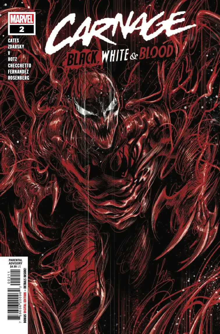Marvel Preview: Carnage: Black, White & Blood #2