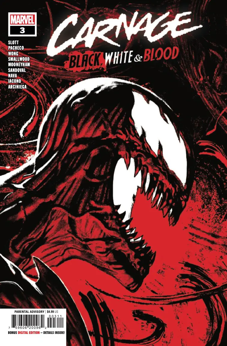 Marvel Preview: Carnage: Black, White & Blood #3