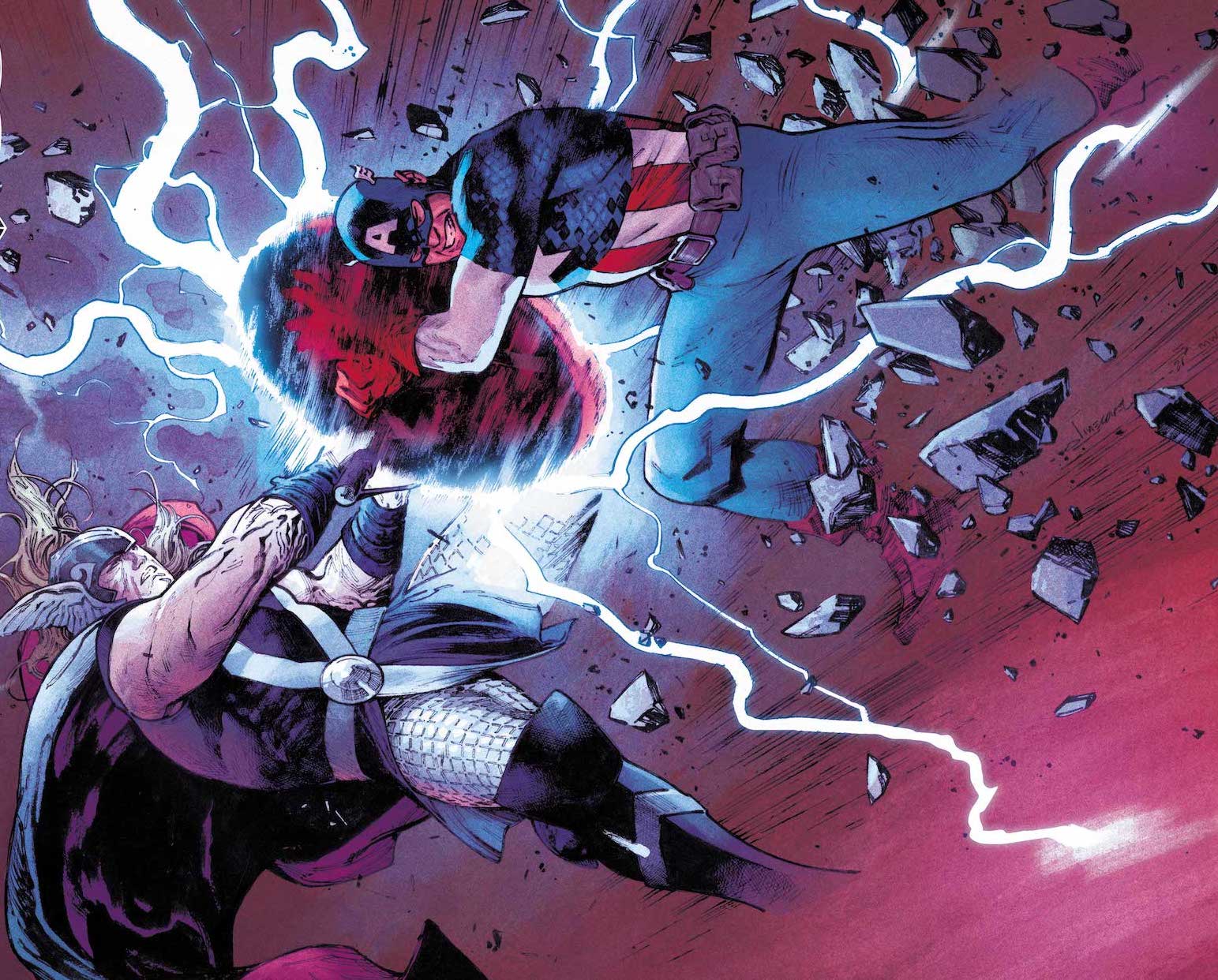 Marvel teases Thor vs. Captain America in 'Thor' #15