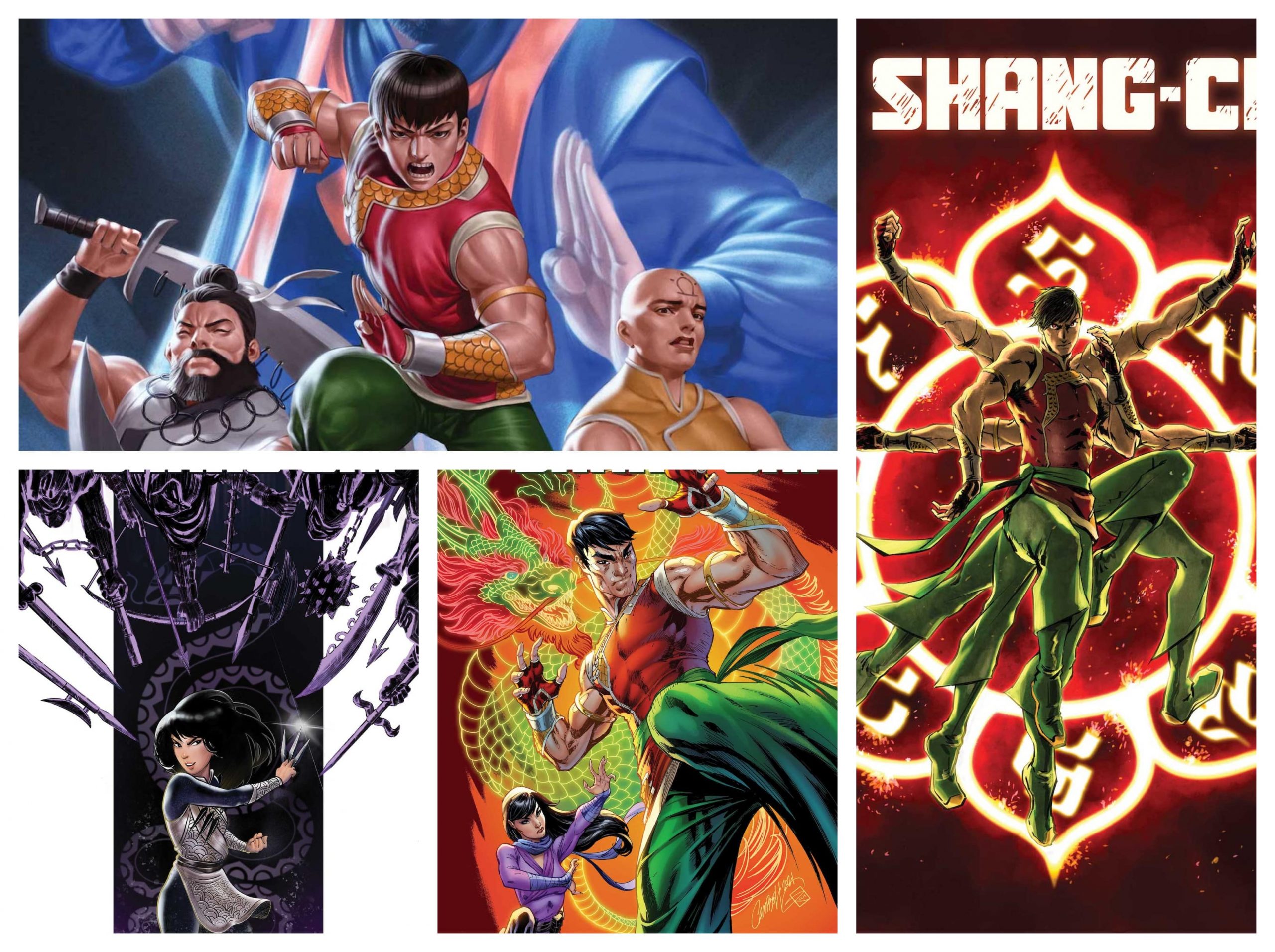 Marvel shows off every 'Shang-Chi' #1 cover out May 19