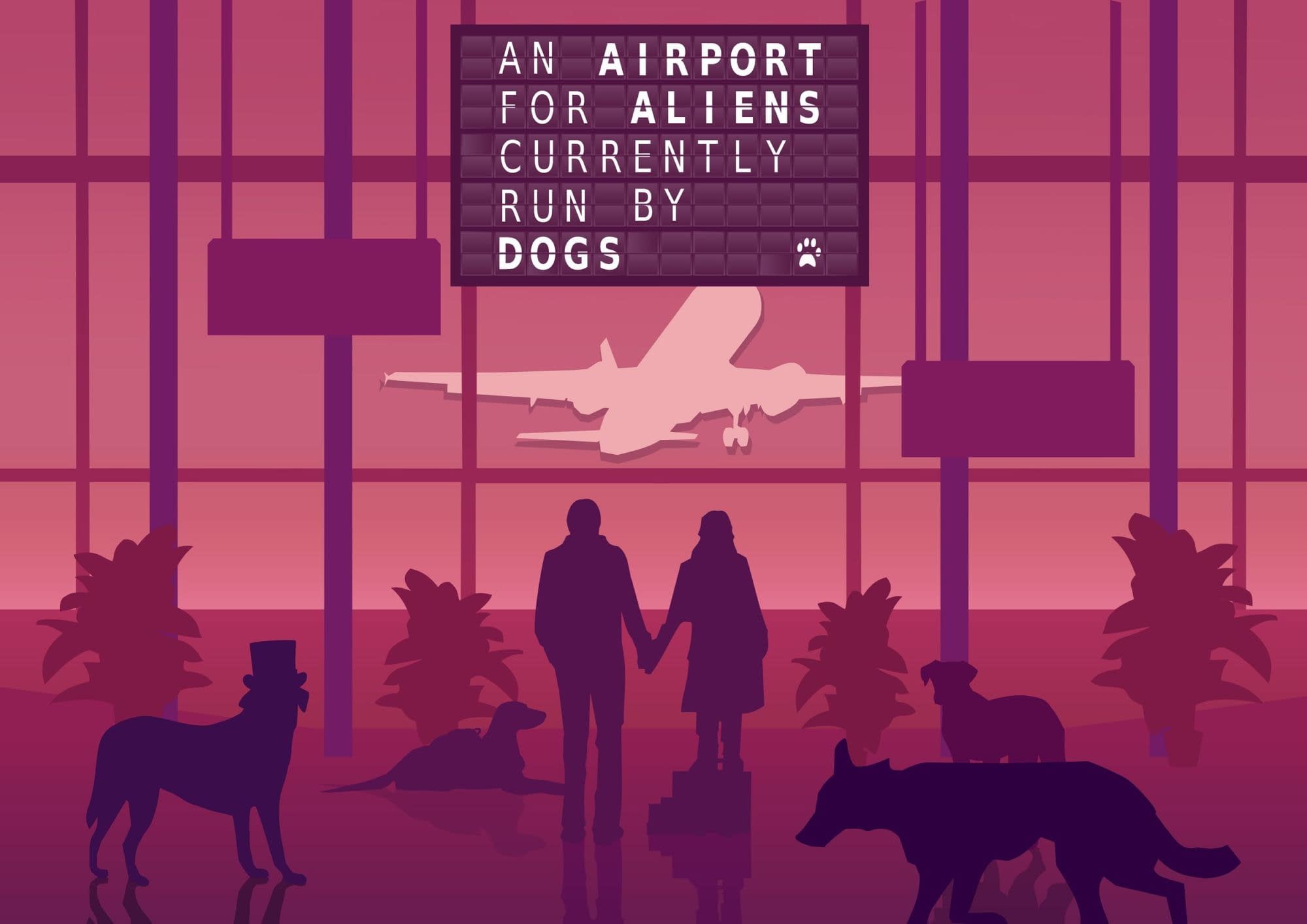 'An Airport for Aliens Currently Run by Dogs' is an intimate reflection of its creator