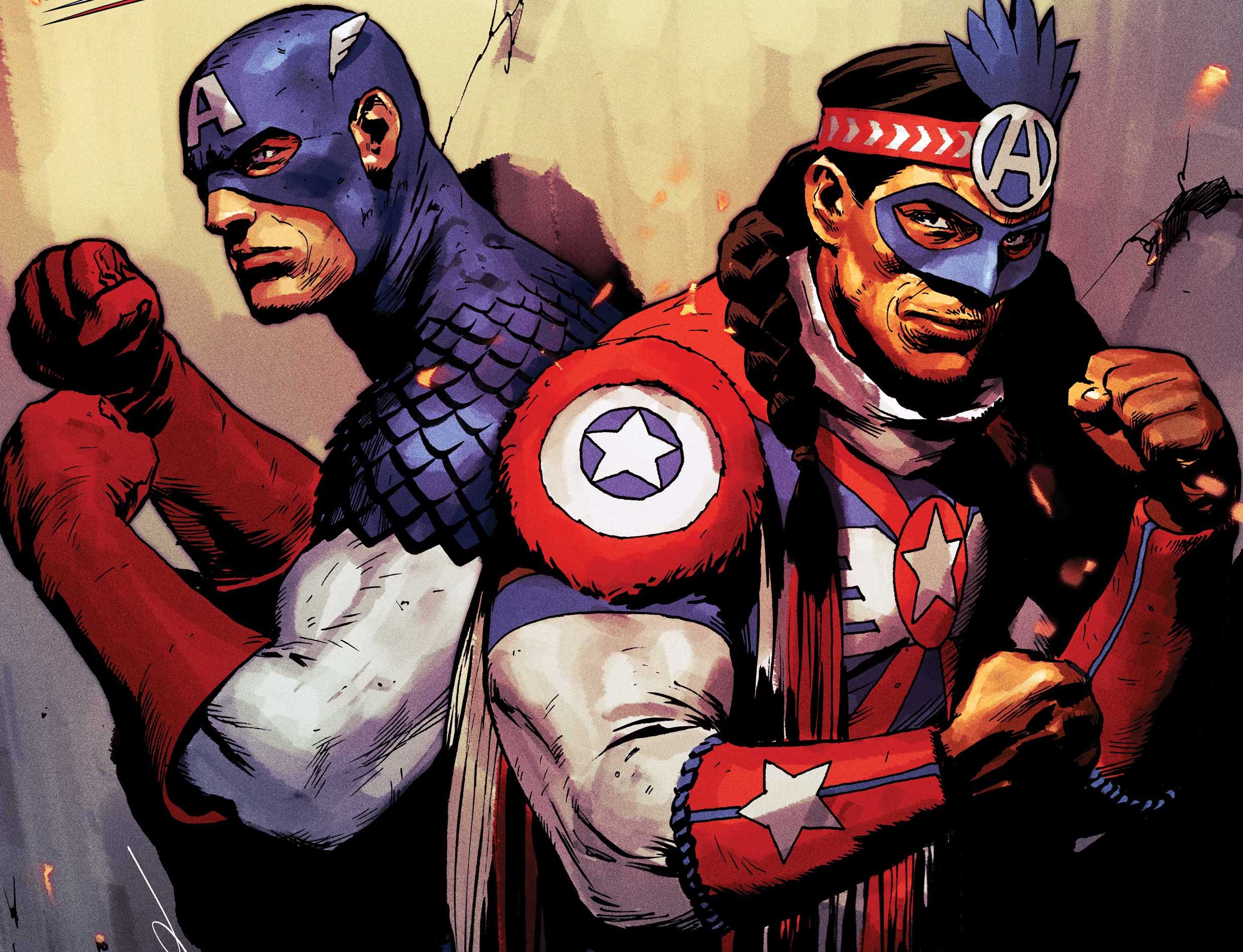 Steve Rogers teams up with Native American shield-bearer in 'The United States of Captain America' #3