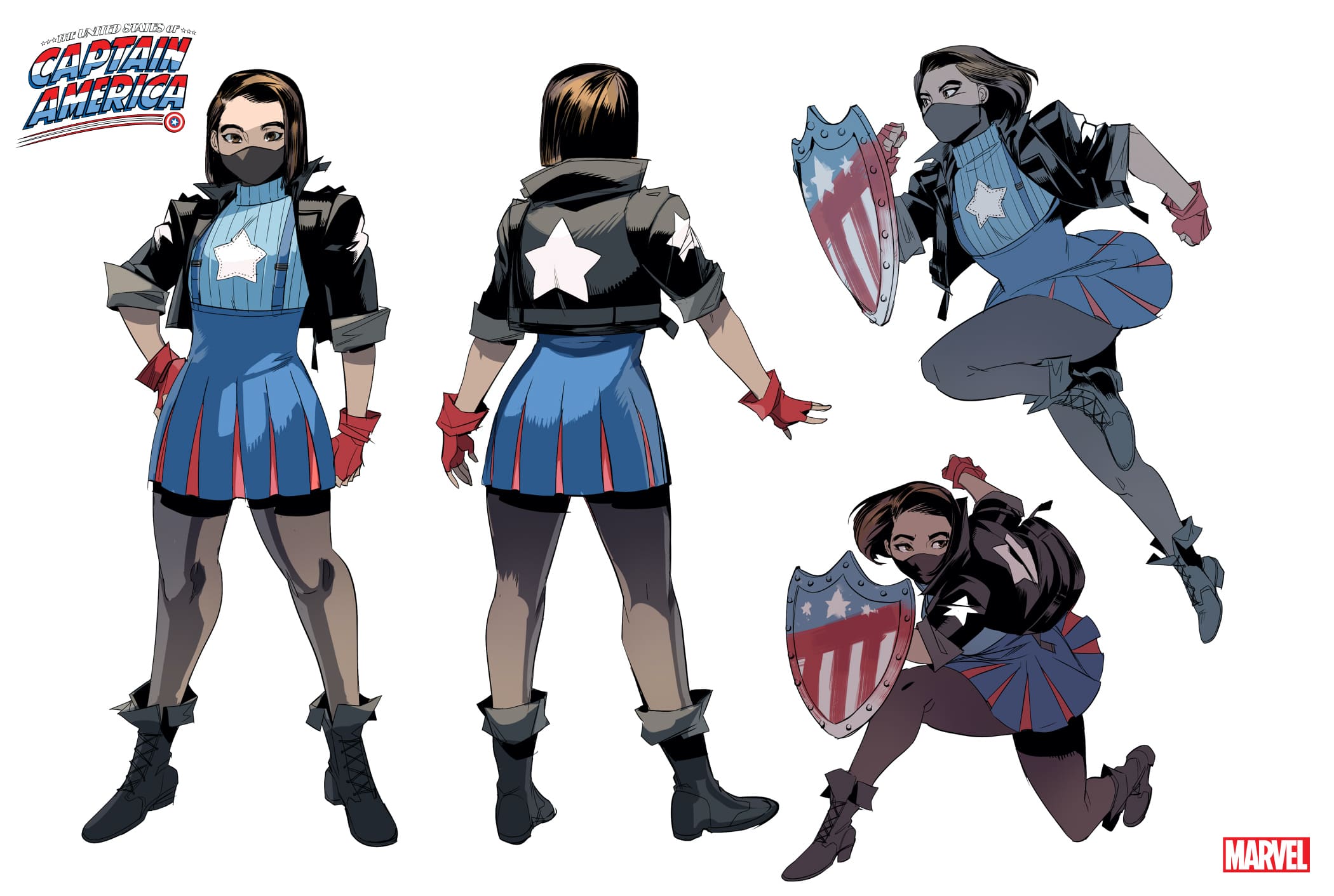 Marvel reveals new Captain America Ari Agbayani for 'The United States of Captain America' #4