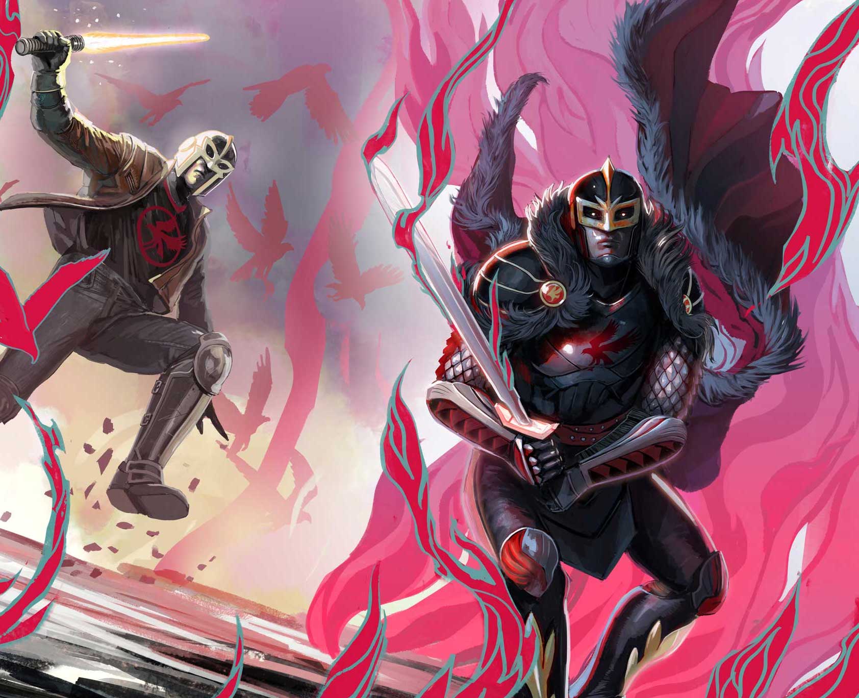 Marvel reveals full Stephanie Hans 'Black Knight' connecting cover