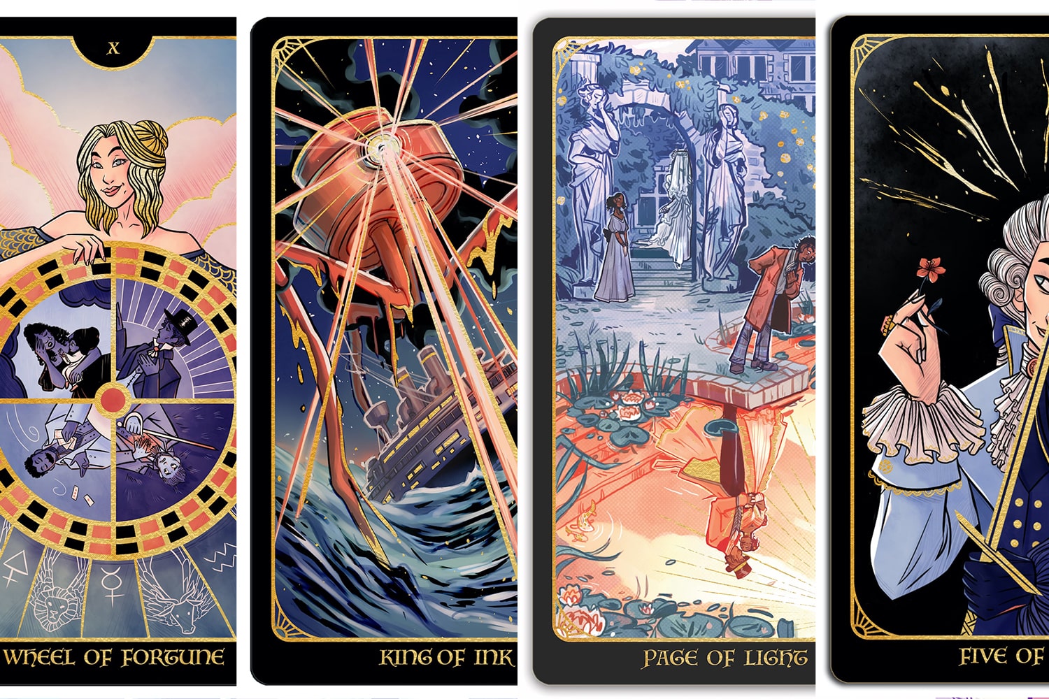 The Literary Tarot Kickstarter adds Scott Snyder, Holly Black, Terry Brooks, Stephen Fry, and more