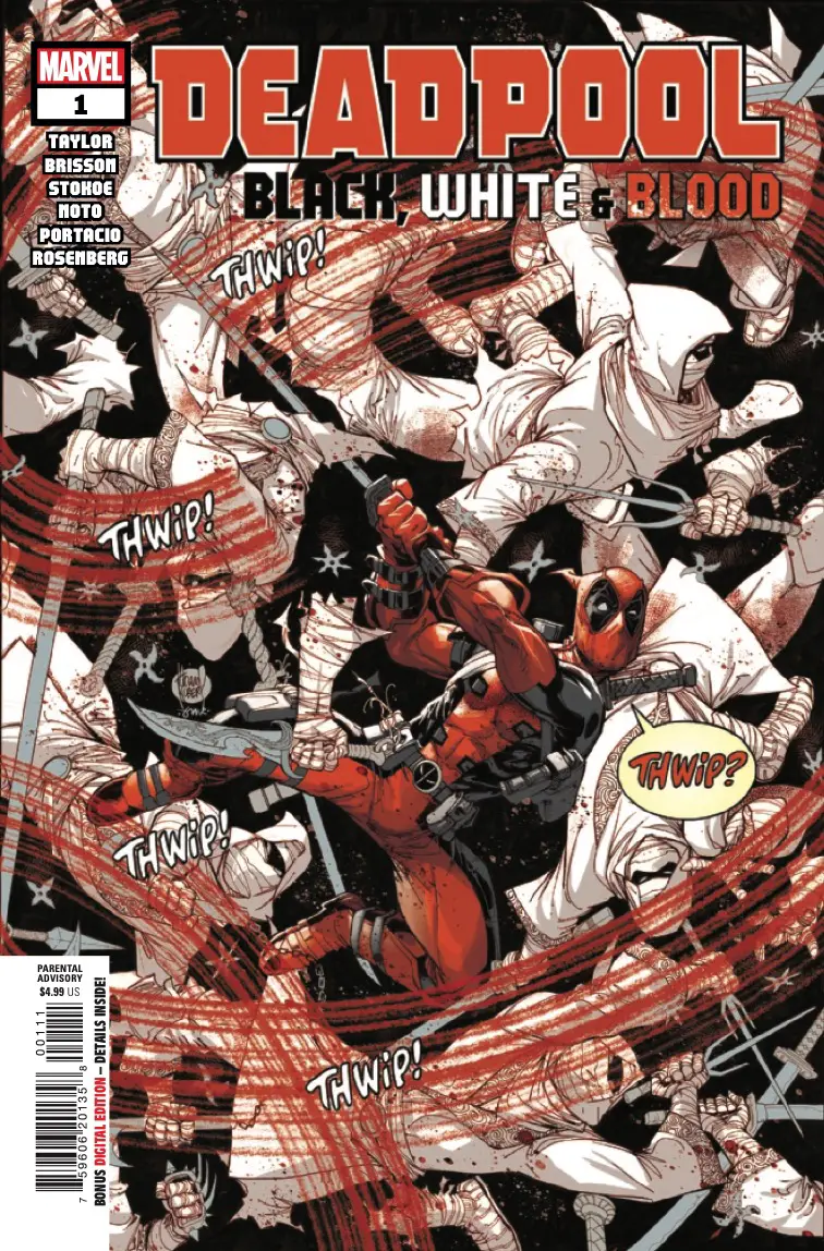 Marvel Preview: Deadpool: Black, White & Blood #1