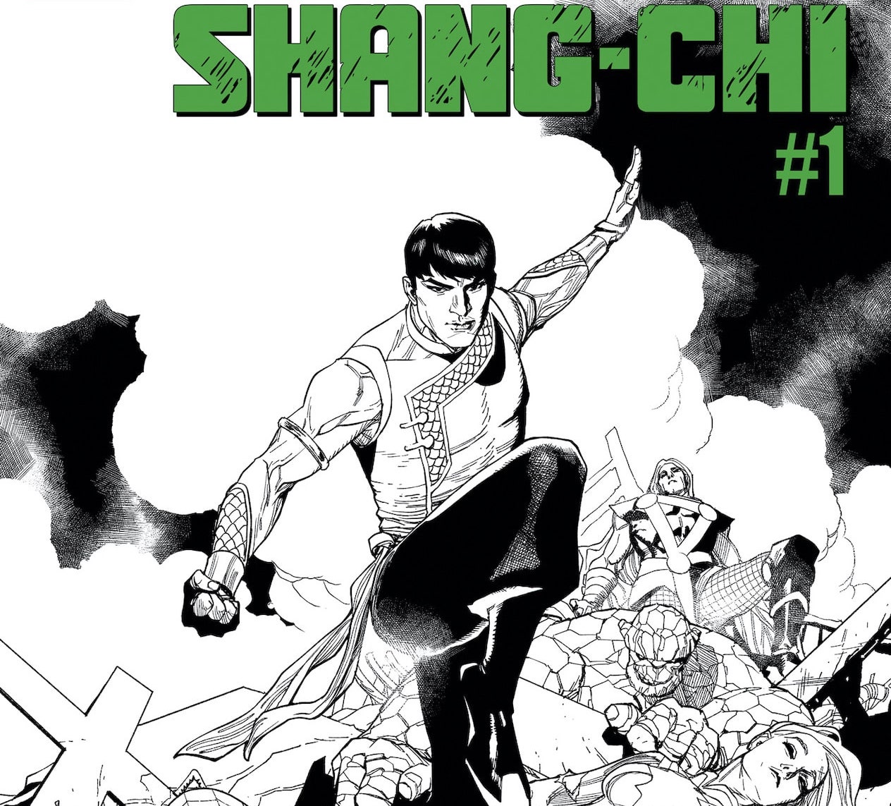 Marvel announces 'Shang-Chi' getting black and white second printing covers