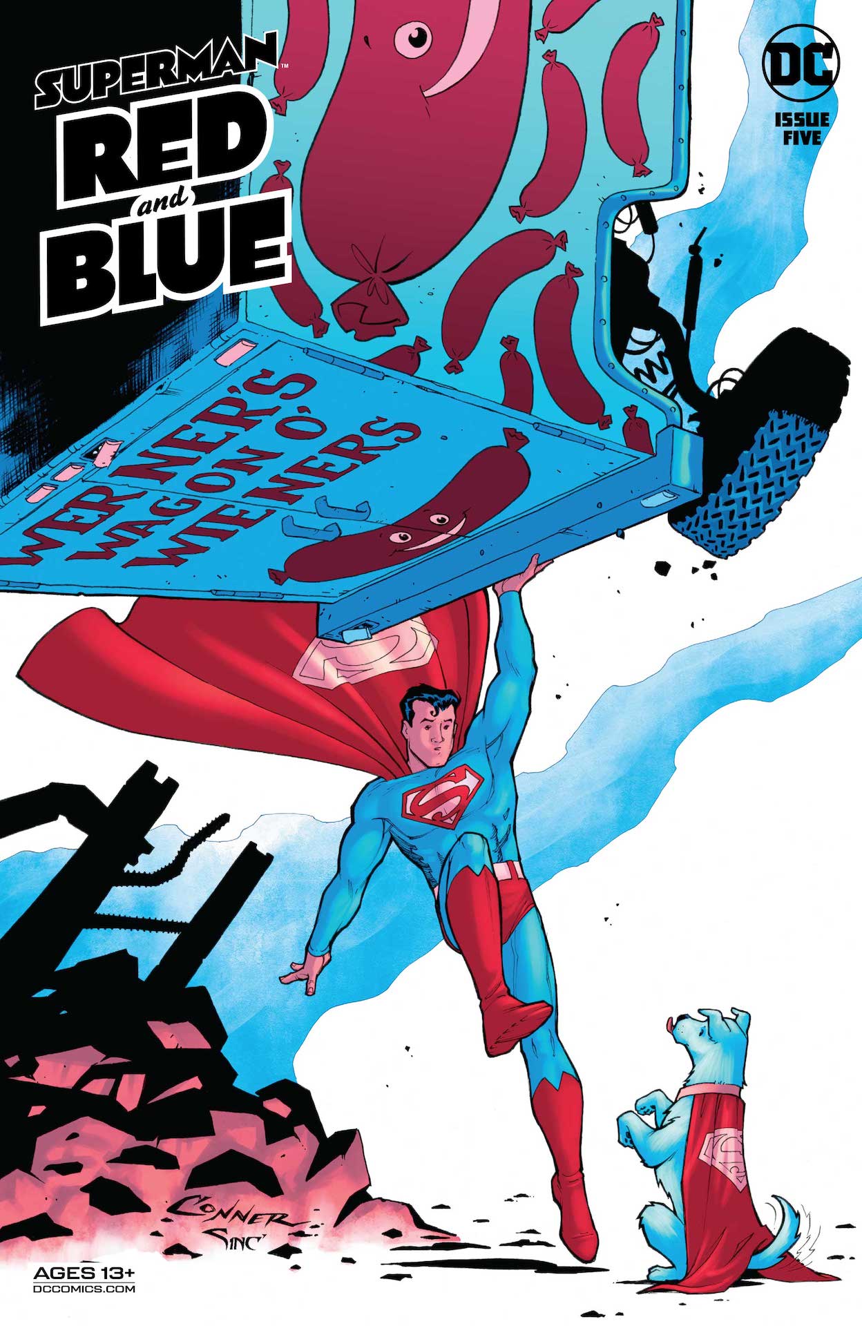 1ST PRINTING MAIN SCOTT COVER DC COMICS 2021 SUPERMAN RED & BLUE #2 