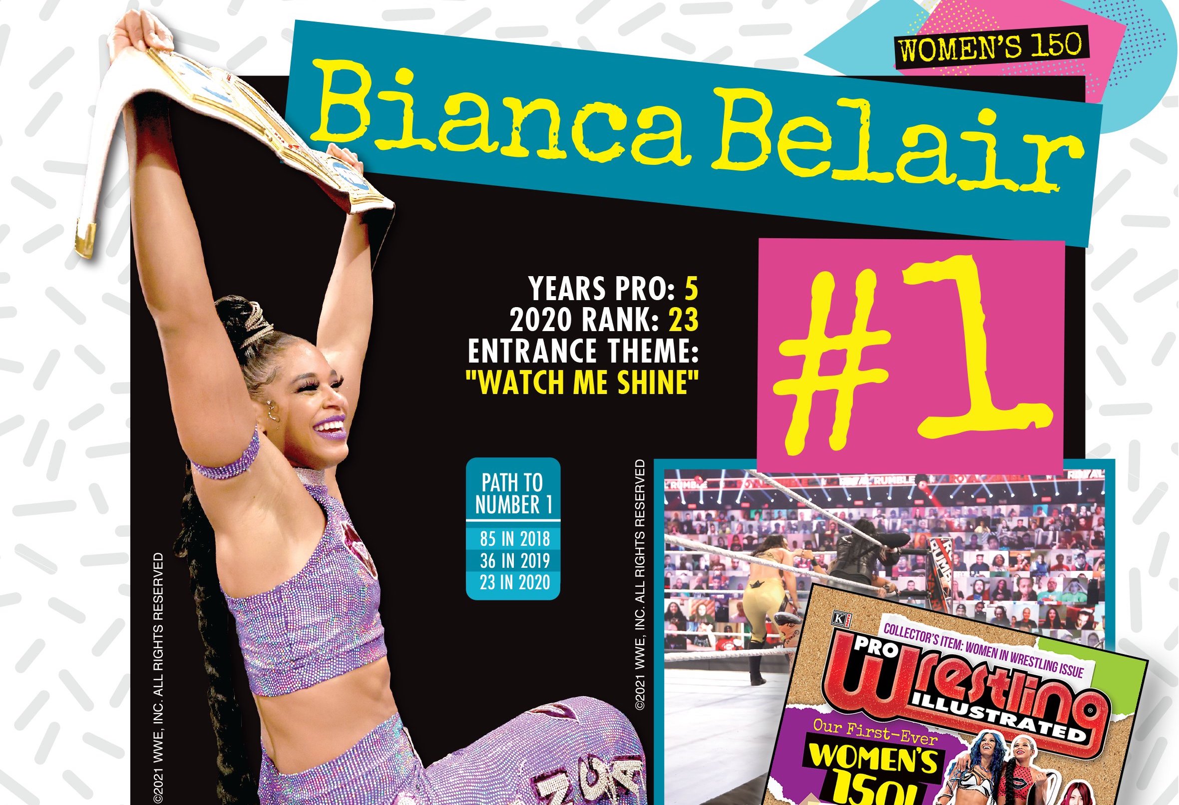 Bianca Belair tops 2021's PWI Women's 150