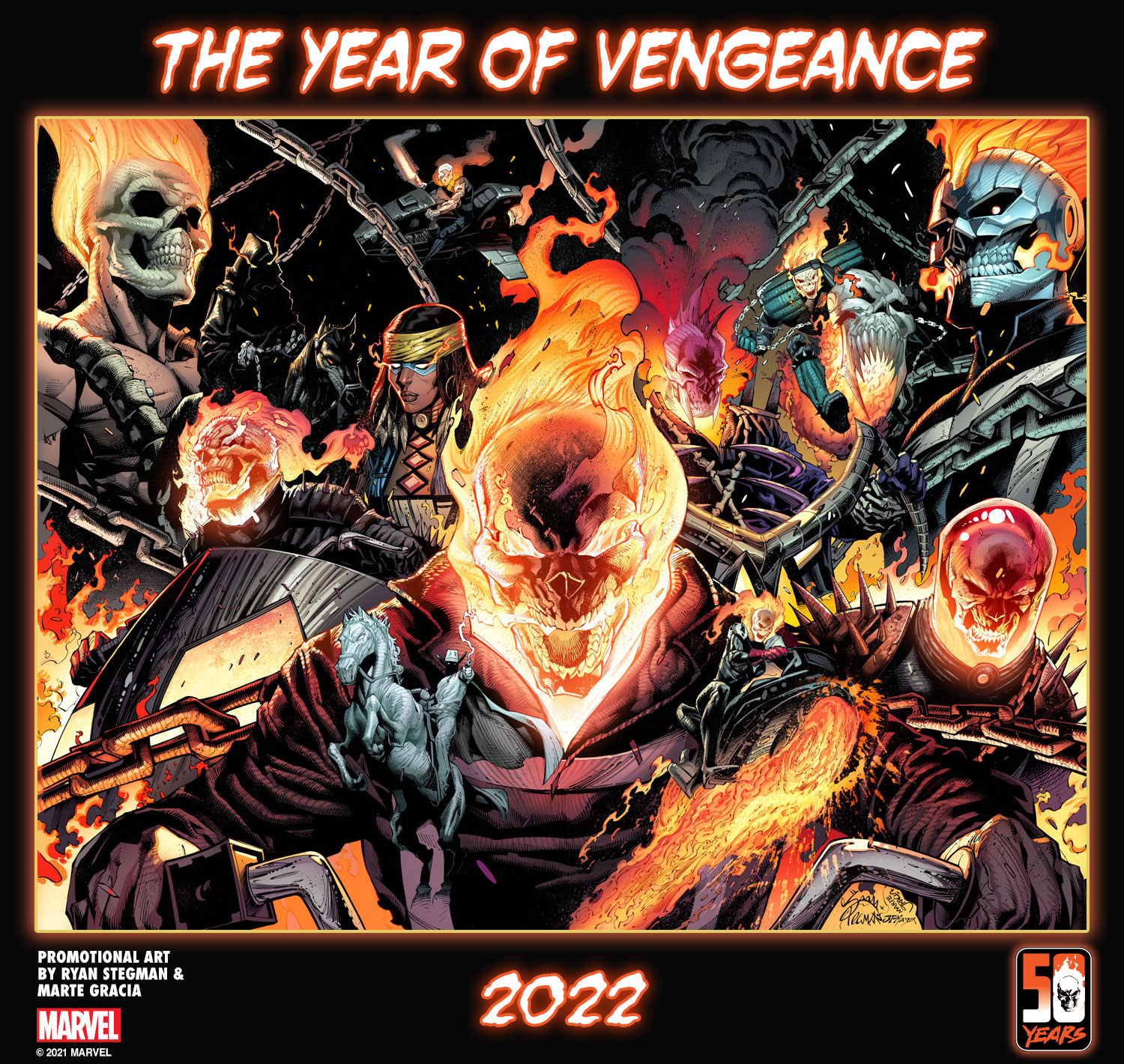 Marvel celebrates Ghost Rider 50th anniversary with 'Year of Vengeance'