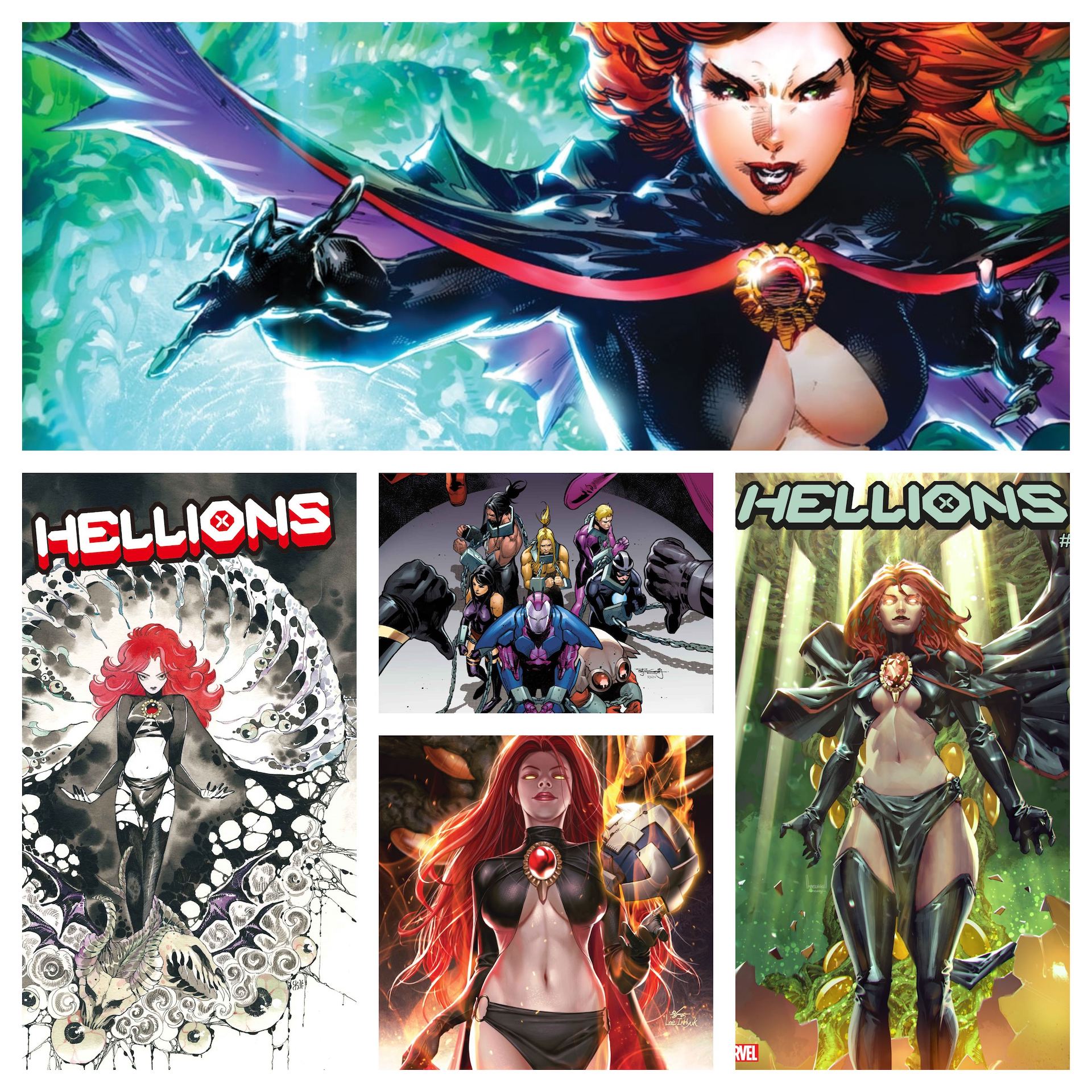 Madelyne Pryor takes over 'Hellions' #18 with newly revealed X-Men covers