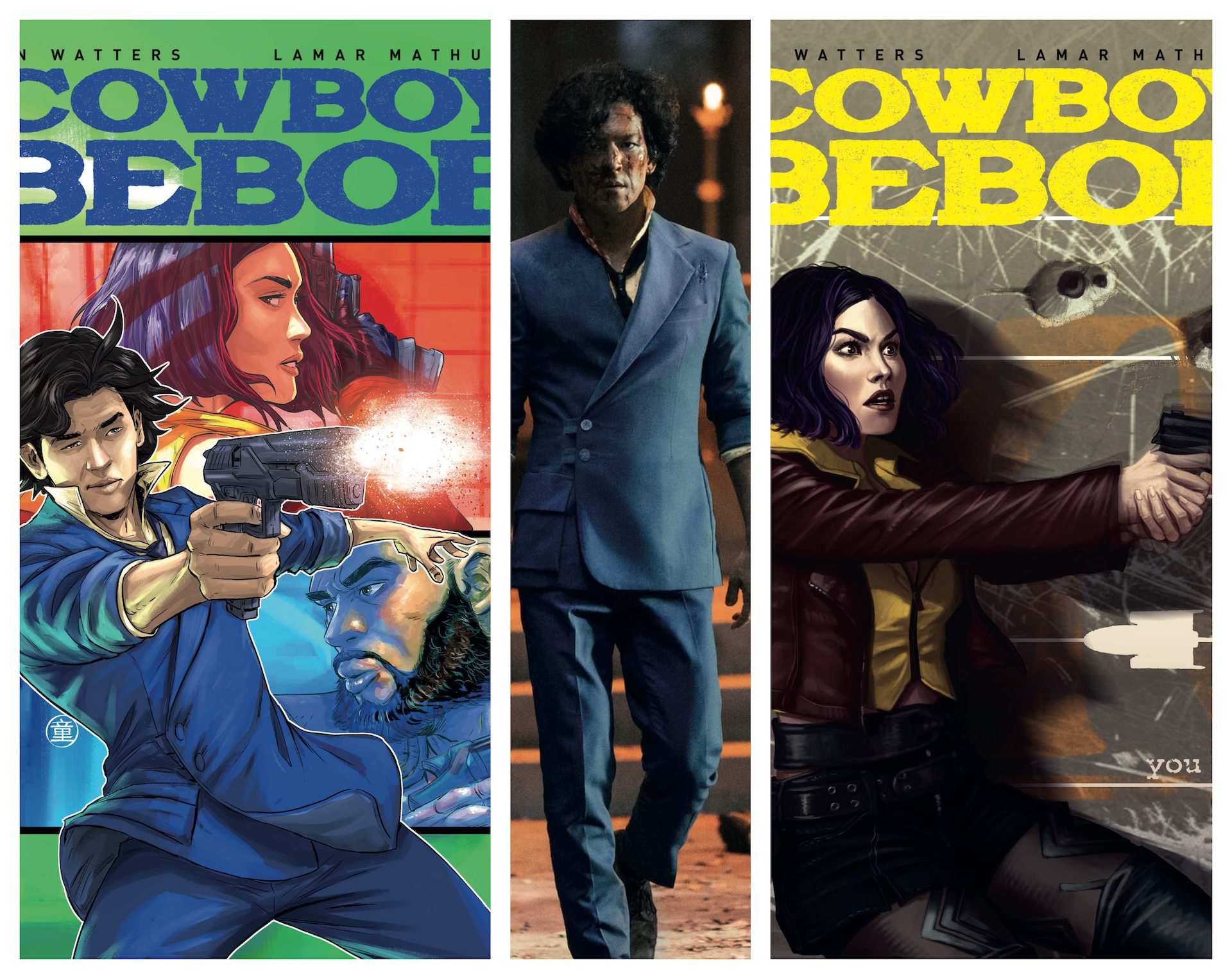 Titan Comics reveals 'Cowboy Bebop' #2 covers