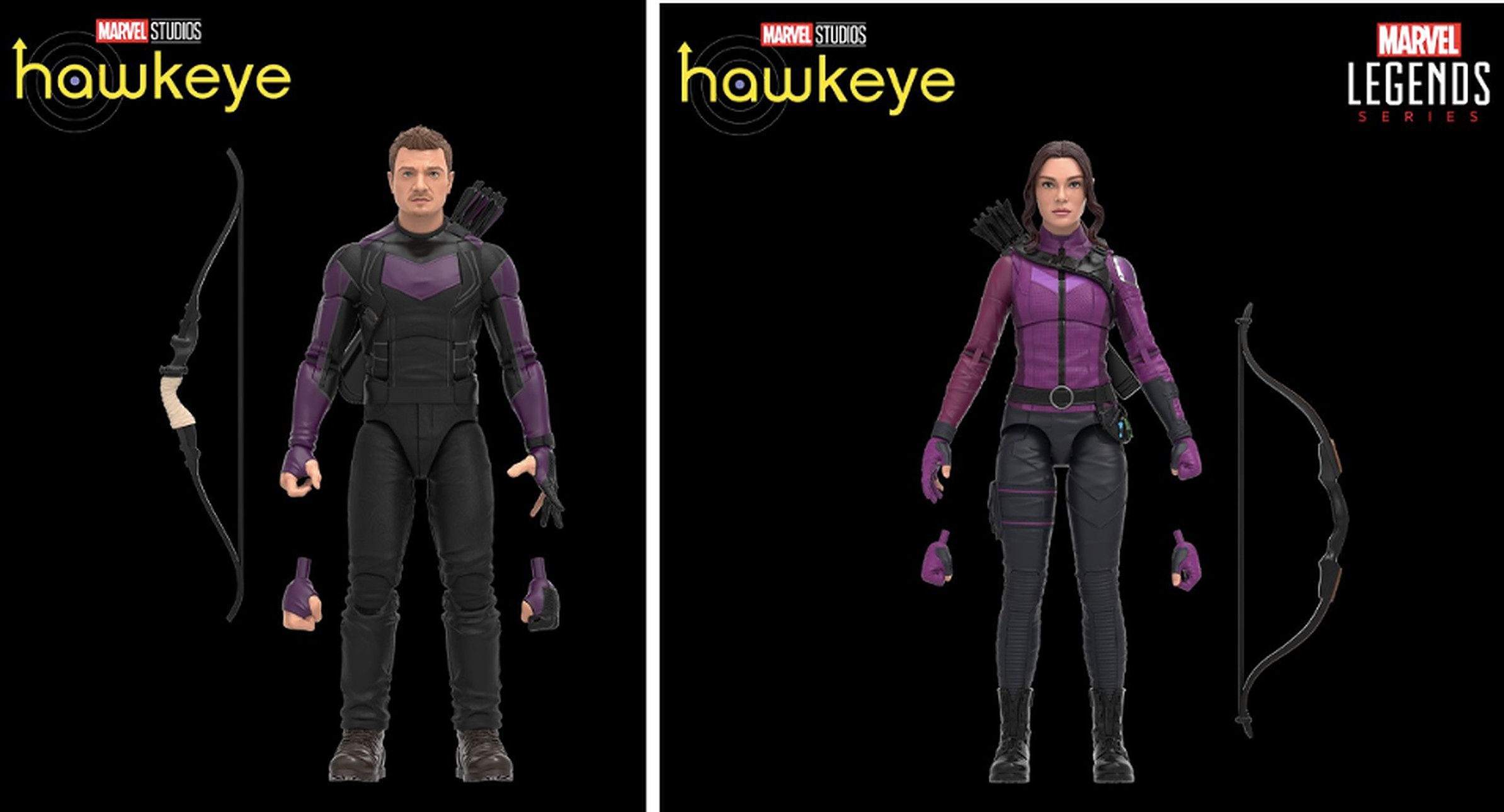Marvel Legends: 'Hawkeye' Clint Barton and Kate Bishop figures revealed