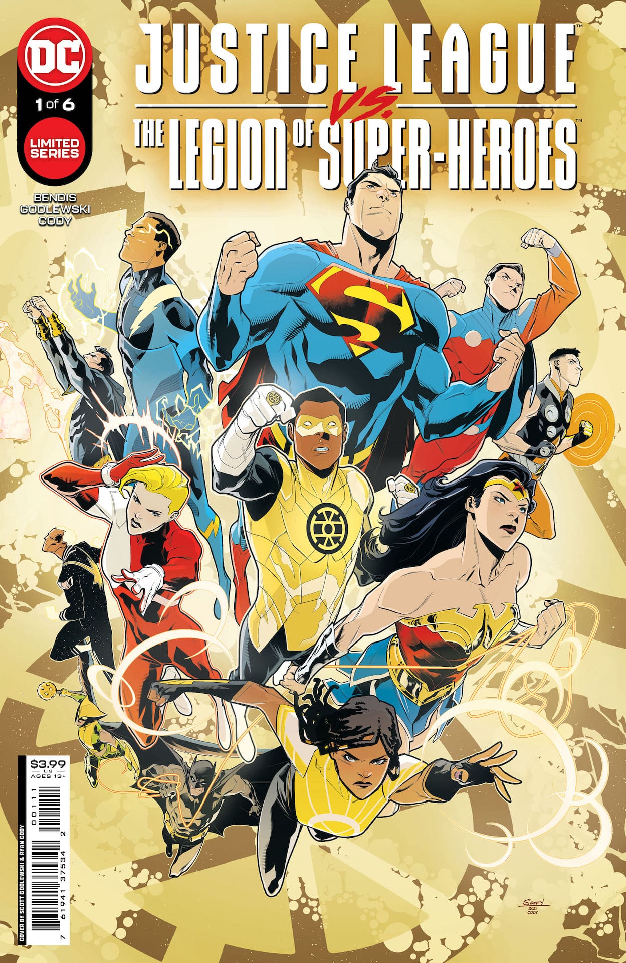 DC Preview: Justice League vs. The Legion of Super-Heroes #1