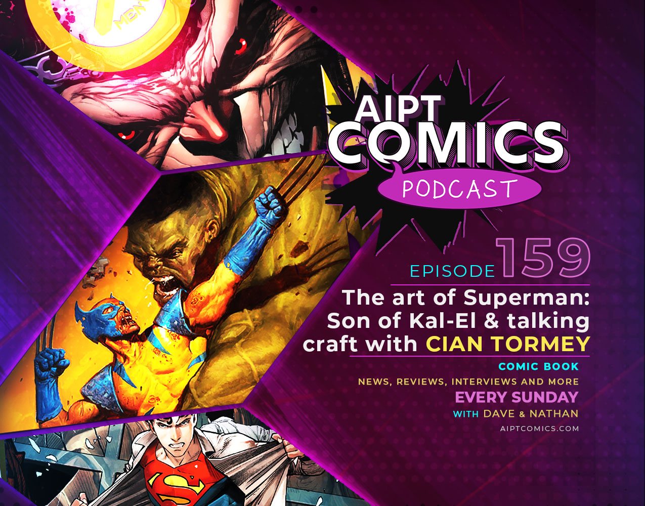 AIPT Comics Podcast Episode 159: The art of 'Superman: Son of Kal-El' & talking craft with Cian Tormey