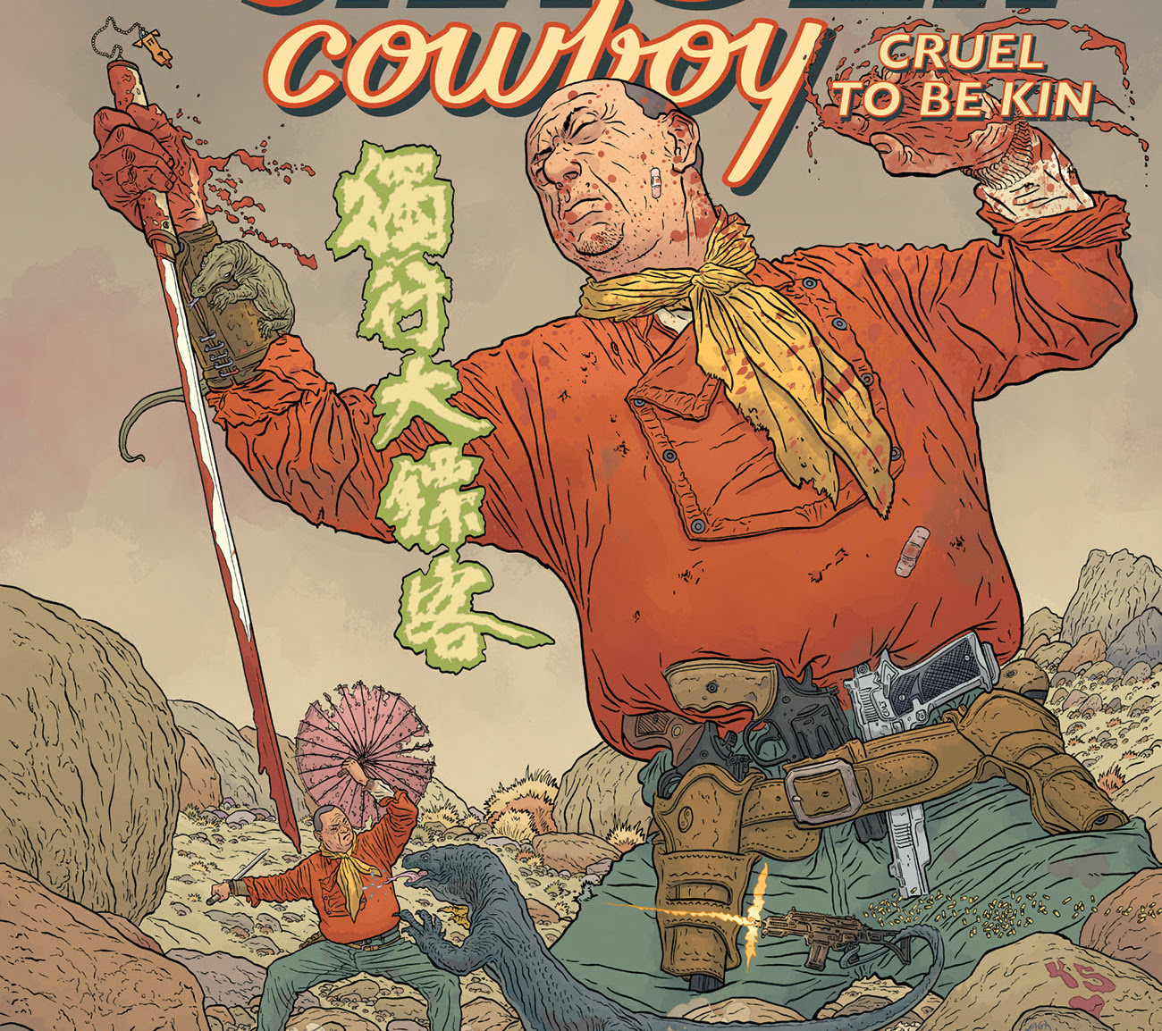 Geof Darrow is back with 'Shaolin Cowboy: Cruel to Be Kin' starting May 28th!