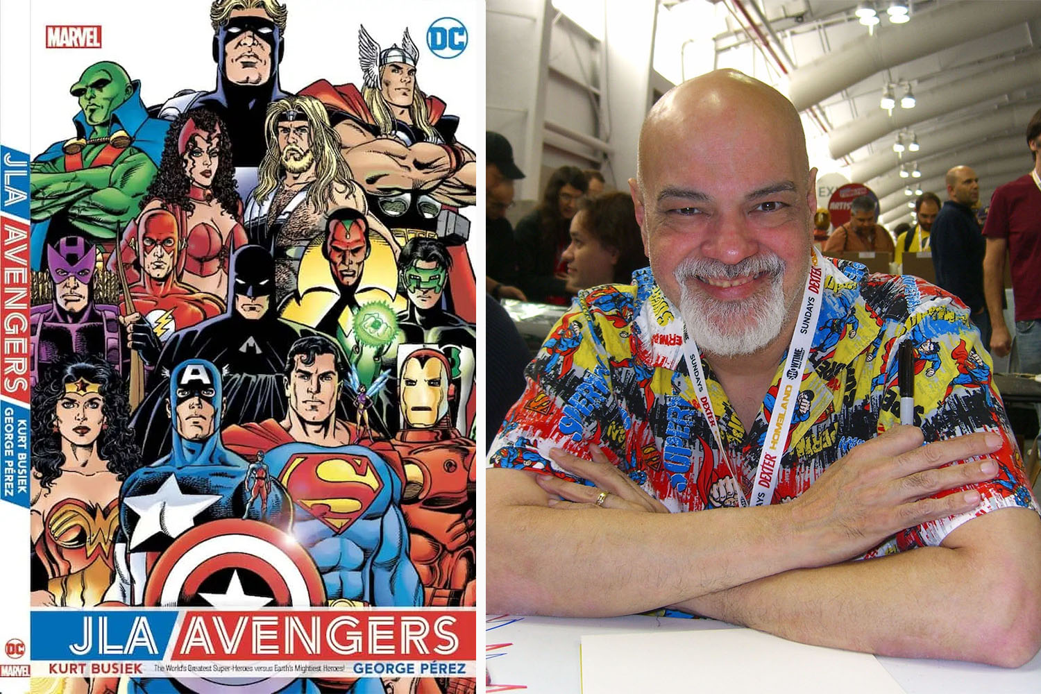 Marvel/DC crossover 'JLA/Avengers' is being reprinted in honor of George Pérez