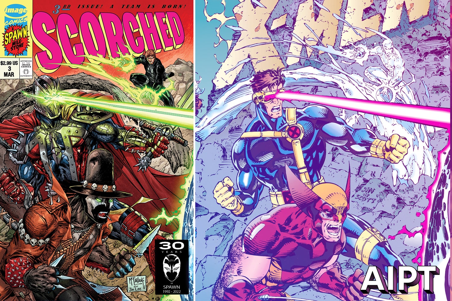 Todd McFarlane homages Jim Lee 'X-Men' #1 for 'The Scorched' #3