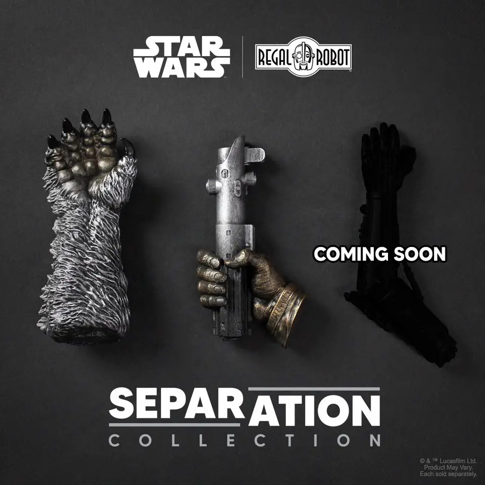 Regal Robot's new Star Wars magnets include Luke's disembodied hand