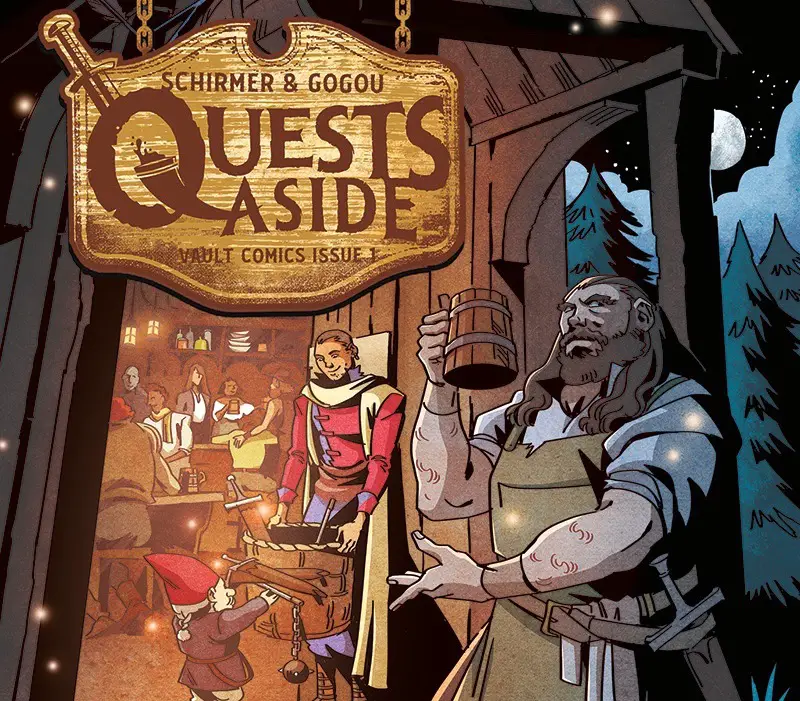 'Quests Aside' #1 blends comedy and fantasy in a great first issue