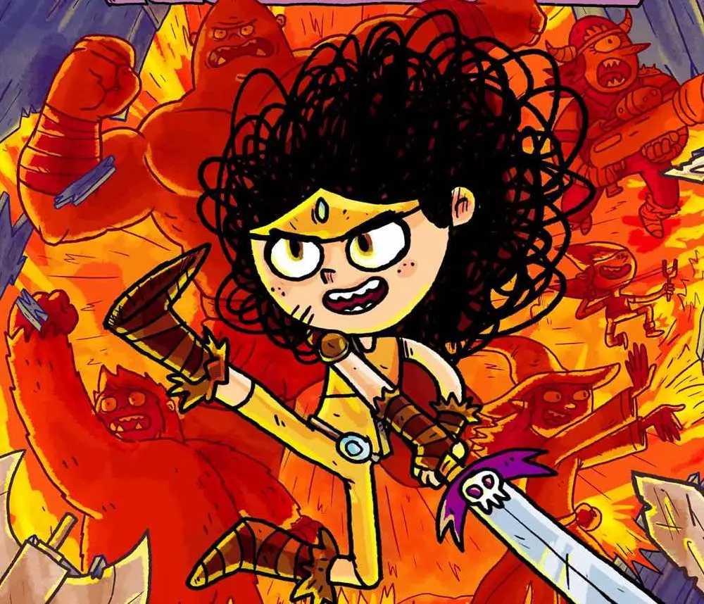 'Barb and the Ghost Blade' TPB is super fun and never boring