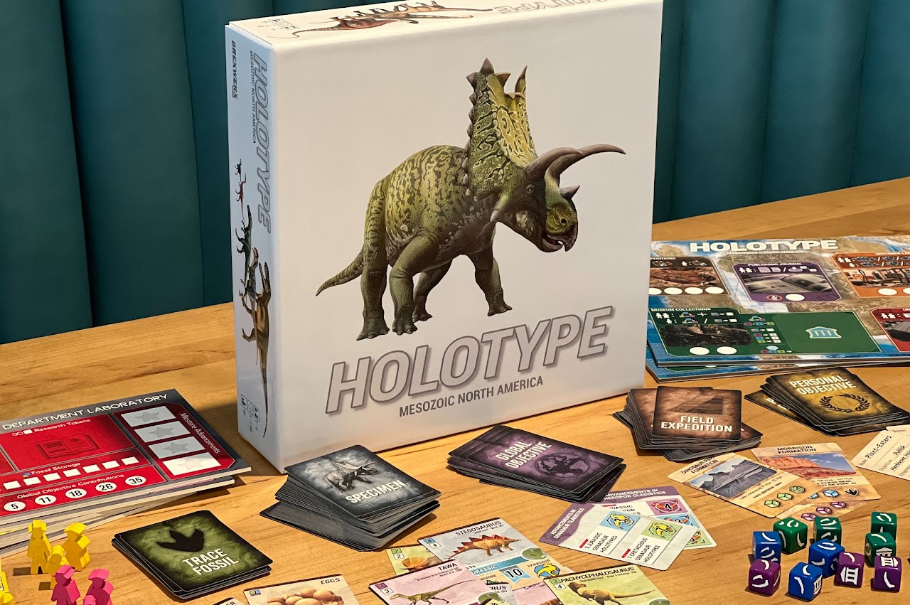 Holotype: a board game of paleontology