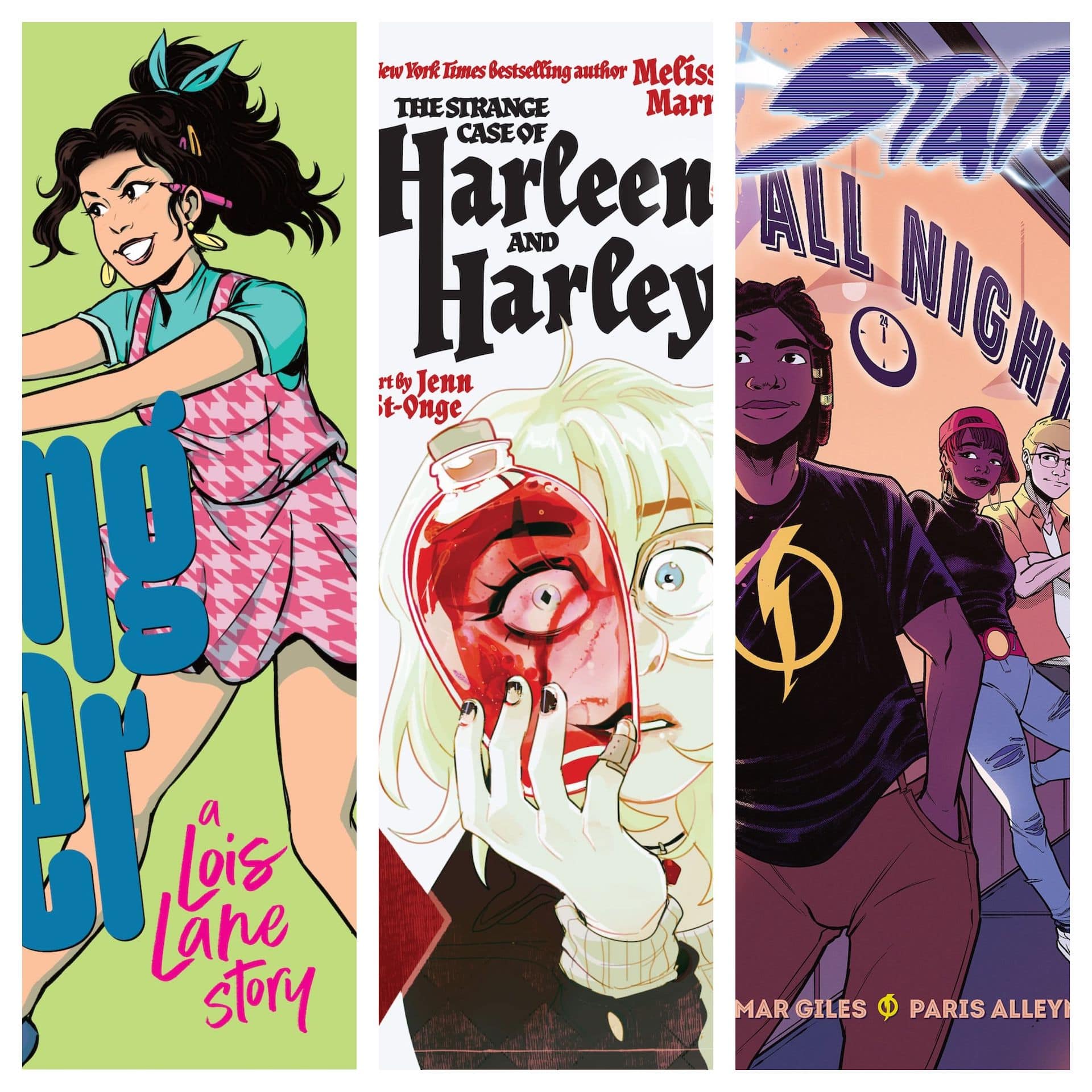 New YA Harley Quinn, Static, and Lois Lane graphic novels coming Spring 2023