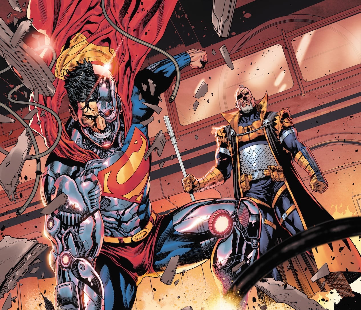 DC First Look: Dark Crisis #2 - Nightwing fights and Cyborg Superman returns