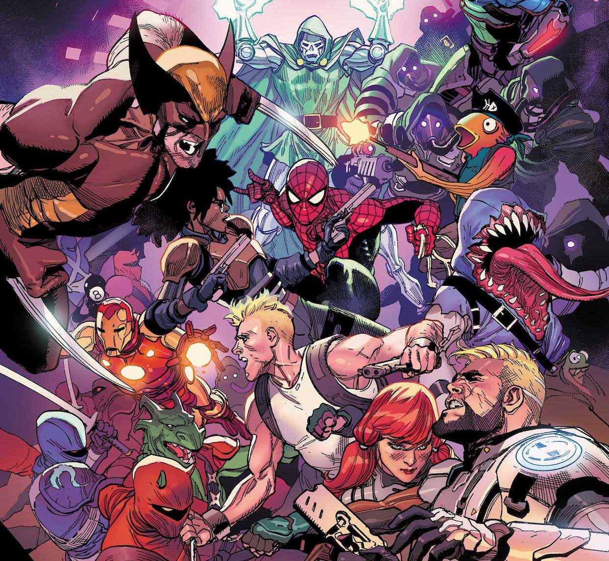 Marvel shows off final 'Fortnite X Marvel: Zero War' #5 cover